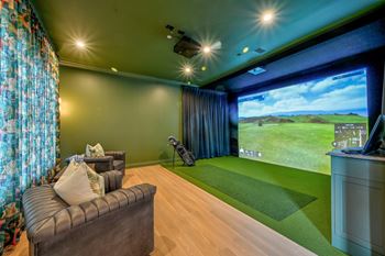 Trackman golf simulator